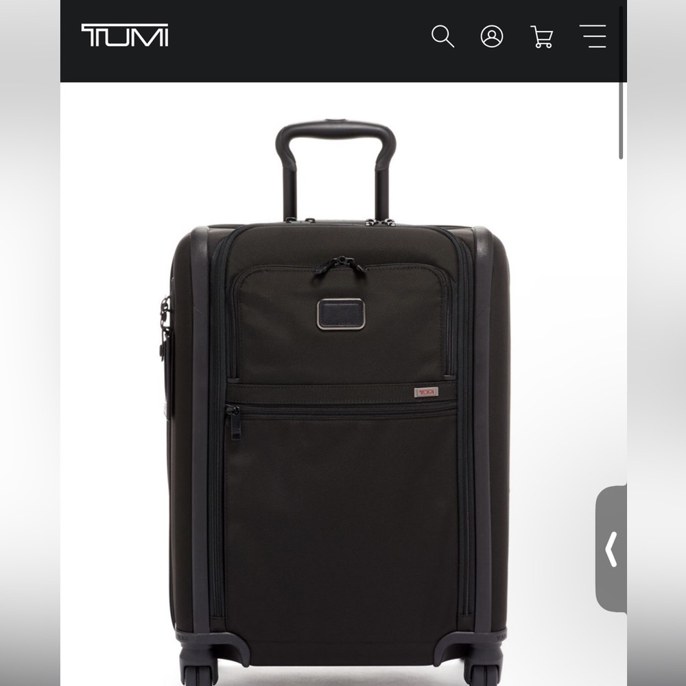 TUMI ALPHA LUGGAGE SET AND CARRY BAG